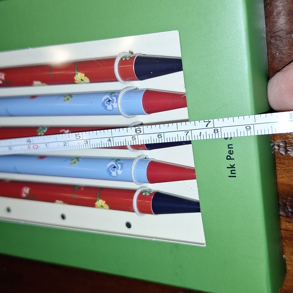 ♠️ Kate Spade Garden Toss set of 5 black ink pens. NEW! - Picture 6 of 7